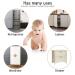 Surplex 10 Pack Child Safety Locks | Invisible Cabinet Protection for Drawers & Doors | No Drilling Easy Assembly - White - Buy Online on GoSupps.com