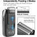 Rechargeable Electric Shaver with LCD Display - Portable Cordless Men's Multifunctional Razor & Beard Trimmer for International Shipping - Buy Online on GoSupps.com
