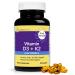 InnovixLabs Vitamin D3 K2 Supplement - ADK with VIT D3 5000 IU & Vitamin A - 600 mcg Vitamin K2 MK7 MK4 - D & K for Optimal Calcium Absorption  Bone Health & Immune Support  60 Capsules