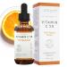 Voila pure VITAMIN C SERUM for Face with Hyaluronic Acid - Anti-Ageing Vitamin C Face Serum - Vit C with 5% Pure Hyaluronic Acid Serum for Face - For Age Spots Fine Lines Wrinkles 60ml