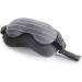2 in 1 Portable Cotton Neck Pillow & Eye Mask - Light Gray Travel Cushion for Airplane Sleep & Relaxation - Buy Online on GoSupps.com