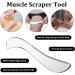 Roinaaid 2 PCs Stainless Steel Gua Sha Set | Body Face Neck Pain Relief & Muscle Relaxation - Buy Online on GoSupps.com