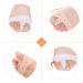 Silicone Toe Separator Spacers for Athletes - Hallux Valgus Correctors & Bunion Relief - Toe Stretcher for Overlapping Toes - Skin Color - Buy Online on GoSupps.com