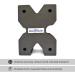BenchMaster XBlock BMWRXBLK Gun Rest Rack - Grey 7.8 - Buy Online on GoSupps.com