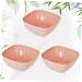 Cabilock 3pcs Fruit Tray Candy Nut Serving Dish Candy Container Salad Bow Mini Pink Candy Stand Food Grade Size 1 Pink - Buy Online on GoSupps.com