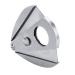 Stainless Steel Cigar Cutter Scissors Sharp Double Blade Guillotine with Automatic Spring Button for Most Size of Cigars