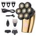 Head Shavers for Bald Men Multifunction Men Shaver 5 in 1 Grooming Kits Electric Shavers 7D Independently 7 Cutter Floating Head Waterproof Electric Razor