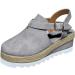 Shop Stylish Summer Sandals for Women | Plateau Leather Closed Toe Ankle Strap Vintage Beach Clogs - Gray 40 EU - Buy Online on GoSupps.com