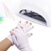 Minkissy UV Nail Lamp Gloves | Manicure Protection & Gel Nail Care | White UV Protection Gloves for Gel Nail Lamp - Buy Online on GoSupps.com