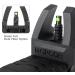 Aecktech Green & Red Full Dots Polymer Fiber Optics Iron Sights Set - Front & Rear | Black - Buy Online on GoSupps.com
