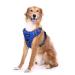 Funfox dog harness large dogs no pull dishes adjustable anti -train safety harness medium large dog breast harness dog big breathable dog harness blue xl xl blue