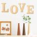 6 Inch Unfinished Wood Letter 'E' for Wall Decor and Craft Projects - Buy Online on GoSupps.com