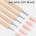 Yoezuo 5 Pcs Dotting Tools Nail Dotting Dual-ended Dotting Painting Pen Nail Art Point Drill Drawing Manicure Tool - Buy Online on GoSupps.com