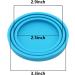 4 Pack Universal Silicone Pet Food Can Covers - Fits 1 to 3 Standard Size Cans - Cat and Dog Can Lids Set - Buy Online on GoSupps.com