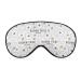 Bichon Frise Dog Pattern Sleep Mask for Women Adjustable Sleeping Eye Shades Cover with Elastic Strap
