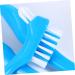 Buy Healvian 9 STK Prosthesis Care Toothbrush Set - Portable Cleaning Brush for False Teeth | Double Prosthetic Toothbrush & Retainer Case - Buy Online on GoSupps.com