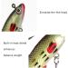 Ymdz Fishing Bait Set - Crankbait Wobbler Artificial Baits for Pike & Perch - Freshwater & Brine Rubber Fish with Trigger Hooks - Buy Online on GoSupps.com