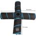 Feline Ruff Premium 4 Way Cat Tunnel | Extra Large 12 Diameter | Collapsible Play Toy for Cats, Rabbits, Kittens, Large Cats, and Dogs - Black/Blue - Buy Online on GoSupps.com