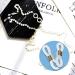 Adjustable Rubber Eyeglass Chain Ends - 40-Piece Set in White and Silver - Buy Online on GoSupps.com