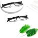 Kerecsen 5-Pack Half-Moon Reading Glasses for Women & Men - Black 2.0 Reader Frames with Spring Hinges | International Shipping Available - Buy Online on GoSupps.com