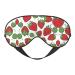 Strawberry Pattern Print Unisex Sleep Eye Mask Soft Comfort Eye Shade Cover for Travel/Yoga/Shift Work