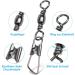 Realure Vertebrae Fishing Accessories - 100/200 Pieces Stainless Steel Carabiner for Trout & Saltwater - 5 Sizes (7# 10# 12# 14#) - Premium Fishing Bait Tool - Buy Online on GoSupps.com