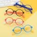Shop Children's Radiation-Resistant Silicone Glasses - Anti-Blue Light Gaming Eyewear in Dark Blue & Pink - Buy Online on GoSupps.com