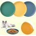 6 PCS Cat Bowls Cat Plate Cat Food Bowl Cat Food Dish Shallow Pet Bowls Kitten Food Bowl Cat Food Plate for Cats Fatigue Free Cat Feeding Bowls for Kittens and Small Animals Flat Cat Bowl - Buy Online on GoSupps.com