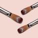 3 PCS 100% Pure Kolinsky Acrylic Nail Brush Set Size 8 with Red Wood Handle - Professional Nail Art Salon Kit for Acrylic Application - Includes Bonus Silver Pusher - Buy Online on GoSupps.com