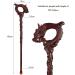 WolFum Adult Crutches Solid Wood Crutches Dragon-Shaped Crutches Beautiful and Generous Ergonomic Handle Comfortable to Hold Crutches Hello 90cm - Buy Online on GoSupps.com
