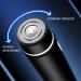 Mini Electric Razor for Men | Portable USB Rechargeable Waterproof Shaver & Beard Trimmer - Perfect for Home & Travel (Blue - Buy Online on GoSupps.com