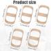 5pcs Pink Oval Finger Splint Set - Finger Stabilizer Brace for Trigger Finger - Available in Various Sizes (6-10) - Buy Online on GoSupps.com