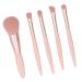 Travel Makeup Brushes Set - 5Pcs Professional Portable Cosmetic Brushes with Mirror for Beginners & Professionals - Buy Online on GoSupps.com