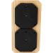 2-in-1 Sauna Thermometer & Hygrometer - Accurate Humidity & Temperature Measurement for Indoor Use - Premium Wood & Copper Design - Buy Online on GoSupps.com