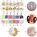 Professional Nail Manicure Set DIY Nail Rhinestones Rivets Studs Kit with 1 Box 4 Color Nail Foil Chip 6 Boxes Nail Art Rhinestones for Decoration Clothing Hat Bag Nails - Buy Online on GoSupps.com