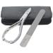 YNR Professional Toe Nail Clippers Nippers Cutters - Chiropody Heavy Duty Thick Nails - Ingrown Toenail Cutters - Diamond Deb Nail Files Set for Seniors
