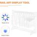 EXCEART Nail Art Display Board Nail Tip Display Stand Clear Nail Polish Board False Nail Tips Holder Nail Tips Sample Organizer for Home Nail Shop Supplies Manicure Display Board - Buy Online on GoSupps.com