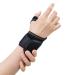 Sana-Vita Adjustable Wrist Compression Strap & Brace for Fitness Tendonitis Carpal Tunnel Relief - Black One Size - Buy Online on GoSupps.com