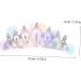HAPINARY Rhinestone Tuck Comb Hair Comb Women Crown Hairpiece Headpieces for Girls Rhinestone Bobby Pins Hair Barrettes Hair Clip Headdresses for Women Girl Child Issue Card Metal Mermaid - Buy Online on GoSupps.com