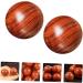 TOVINANNA 6 STK Solid Wood Massage Balls - Fitness & Stress Relief for Hands Feet & Muscles | Roller Ball Therapy - Buy Online on GoSupps.com