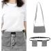 Mastectomy Drain Holder Pouch - Adjustable & Reusable Surgery Drainage Pouch with Shower Bag (Gray) - Buy Online on GoSupps.com