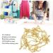 AVFORA Ethnic Handcrafted Waist Chain-10 Yards Gold Plated Belly Chain with 8 Leaf Flower Design Polished for Belly Dance Costume Accessories and Ethnic Jewelry - Buy Online on GoSupps.com