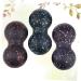 Lurrose 3-in-1 Peanut Massage Ball - Spiky Physiotherapy & Yoga Roller for Effective Muscle Relief | International Shipping Available - Buy Online on GoSupps.com