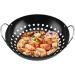POPETPOP 2pcs Portable Round Baking Pan Round Grill Nonstick Frying Pan Veggies Grilling Household Grill Pan Pizza Metal Grill Pan Grill Cage BBQ Pan Leaky Disk Iron with Holes - Buy Online on GoSupps.com