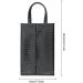 Car Tissue Bag Travel Size Wipe Holder - Car Headrest Woven Pattern Tissue Holder Faux Leather with Handle for Bedroom Black - Buy Online on GoSupps.com
