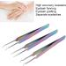Nail Art Tweezers - Corrosion Resistant Portable Eyelash Tweezers for Salon & Home Use - Buy Online on GoSupps.com