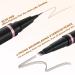 Buy Eyebrow Pencil Makeup Kit - Waterproof 2-IN-1 Microblading Pen Eyebrow Pomade Eyeliner & Brush - Dark Brown for Natural Brows | International Shipping - Buy Online on GoSupps.com