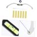 Hemoton 2 pcs Level Mapping Professional Ruler Premium Measuring Metal Eyebrow Marker Shaper Horizontal mediumx2pcs Silverx2pcs - Buy Online on GoSupps.com