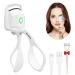 Heated Eyelash Curler, Portable Electric Eyelash Curlers for Women Girls, Handheld Rechargeable Eye Lash Curler with Eyelash Combs, 2 Heating Modes, Quick Natural Curling, Eyelash Makeup Tools
