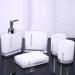 Syrisora 5 Piece Acrylic Bathroom Accessories Set Stylish Bath Mug Toothbrush Holder & Soap Dish International Shipping Available - Buy Online on GoSupps.com